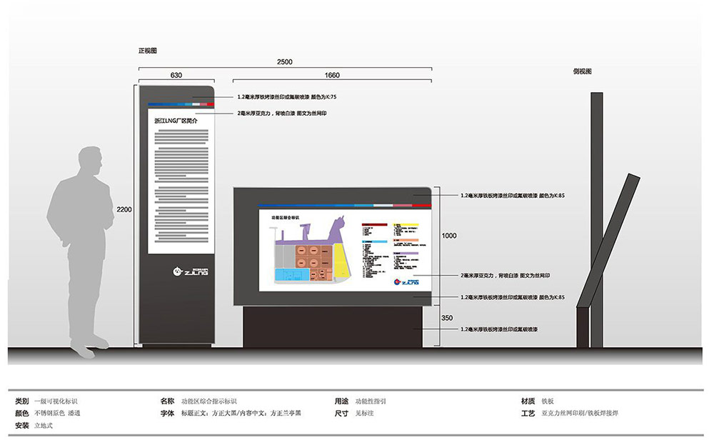 園區廠區標識設計|導視系統設計|標識牌設計|北京標識設計|標識設計公司